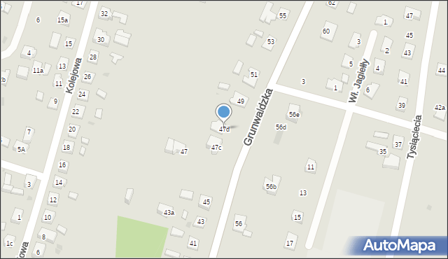 Nowe Miasto Lubawskie, Grunwaldzka, 47d, mapa Nowe Miasto Lubawskie