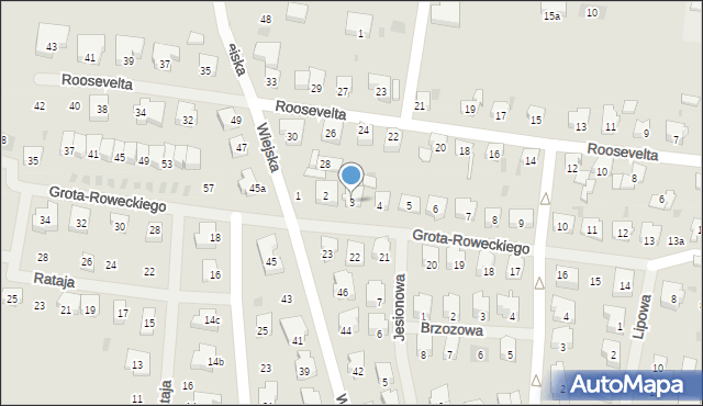 Nowogard, Grota-Roweckiego Stefana, gen., 3, mapa Nowogard