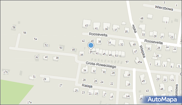Nowogard, Grota-Roweckiego Stefana, gen., 37, mapa Nowogard