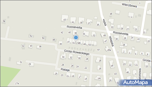 Nowogard, Grota-Roweckiego Stefana, gen., 43, mapa Nowogard