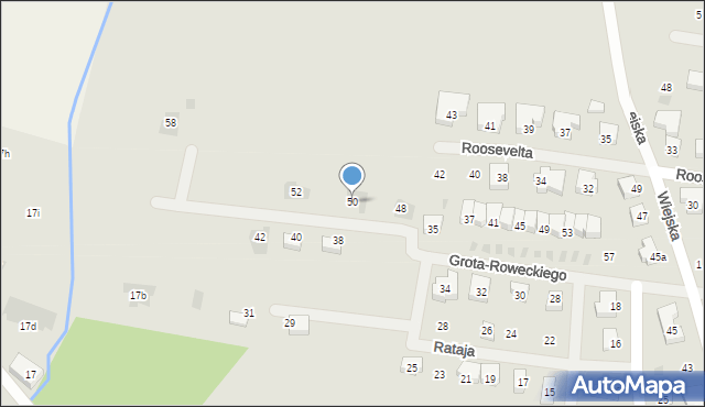 Nowogard, Grota-Roweckiego Stefana, gen., 50, mapa Nowogard