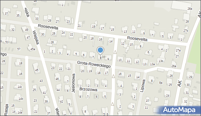 Nowogard, Grota-Roweckiego Stefana, gen., 8, mapa Nowogard