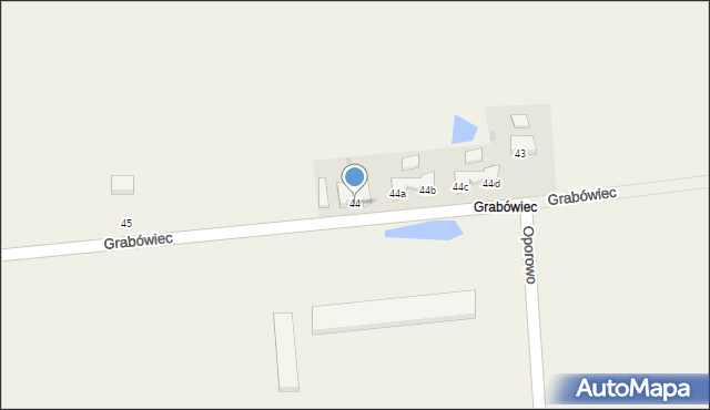 Oporowo, Grabówiec, 44, mapa Oporowo