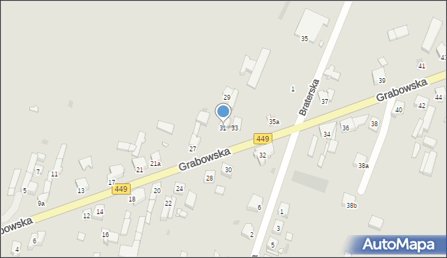 Ostrzeszów, Grabowska, 31, mapa Ostrzeszów