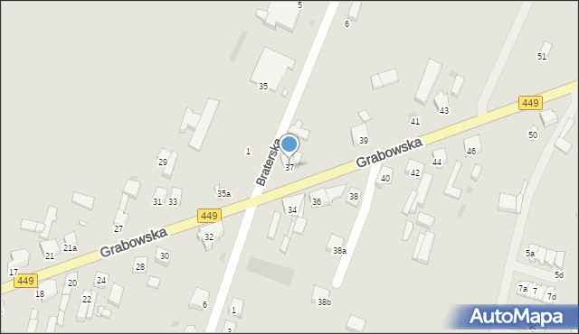 Ostrzeszów, Grabowska, 37, mapa Ostrzeszów