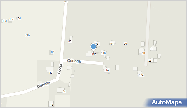 Oświęcim, Grabowiecka, 10c, mapa Oświęcimia