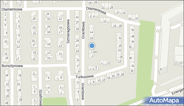 Piaseczno, Granitowa, 4, mapa Piaseczno