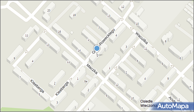 Piekary Śląskie, Grota-Roweckiego Stefana, gen., 2, mapa Piekary Śląskie