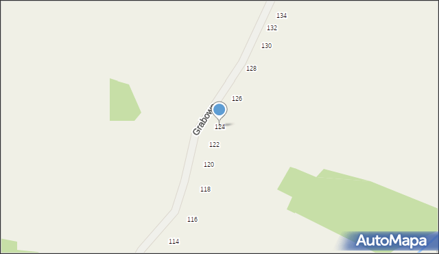 Pińczyce, Grabowa, 124, mapa Pińczyce