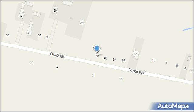 Pińczyce, Grabowa, 20, mapa Pińczyce