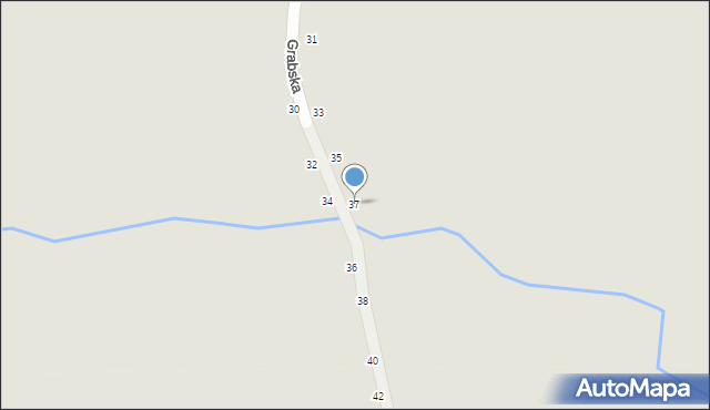 Piotrków Trybunalski, Grabska, 37, mapa Piotrków Trybunalski