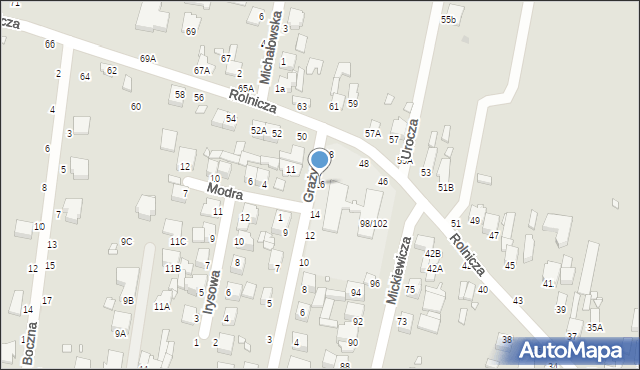 Piotrków Trybunalski, Grażyny, 16, mapa Piotrków Trybunalski