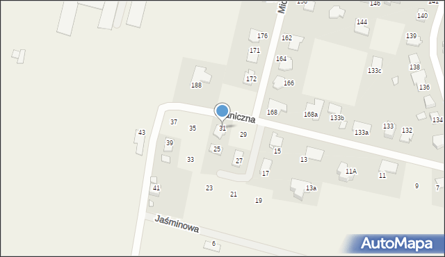 Pisarzowice, Graniczna, 31, mapa Pisarzowice