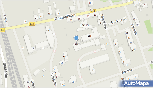 Police, Grunwaldzka, 15d, mapa Police