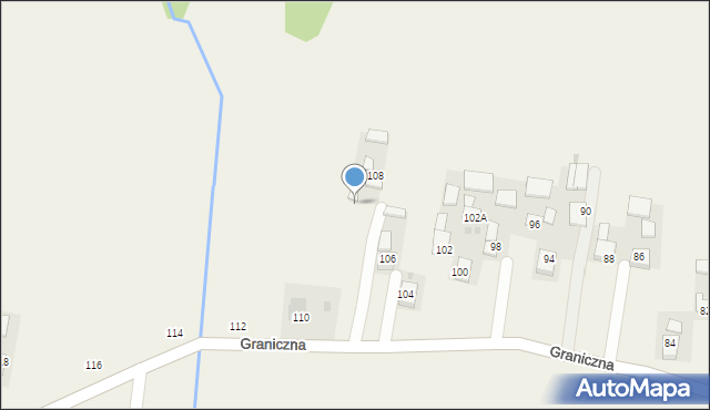 Poręba Spytkowska, Graniczna, 110, mapa Poręba Spytkowska