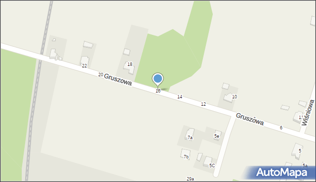 Potaśnia, Gruszowa, 16, mapa Potaśnia