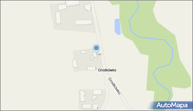 Pozarzyn, Grodkówko, 7, mapa Pozarzyn