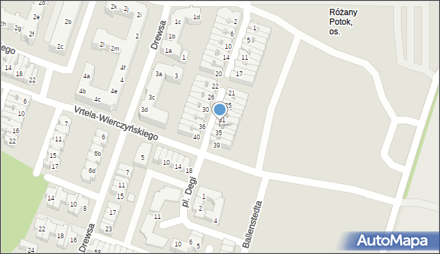 Poznań, Grochmalickiego Jana, 33, mapa Poznania