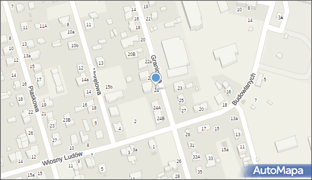 Przeźmierowo, Graniczna, 24, mapa Przeźmierowo