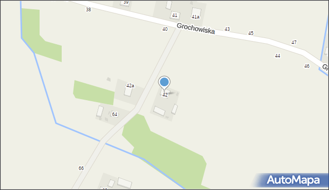 Radgoszcz, Grochowiska, 42, mapa Radgoszcz