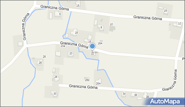 Roczyny, Graniczna Górna, 22, mapa Roczyny