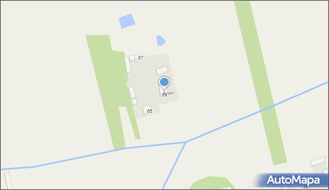 Ruszkowice, Gródek, 69, mapa Ruszkowice