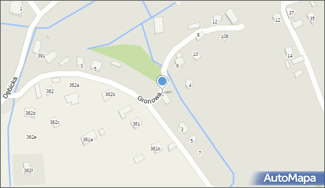 Rzeszów, Gronowa, 2, mapa Rzeszów