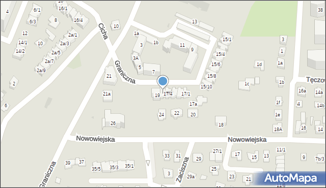 Rzeszów, Graniczna, 17/5, mapa Rzeszów