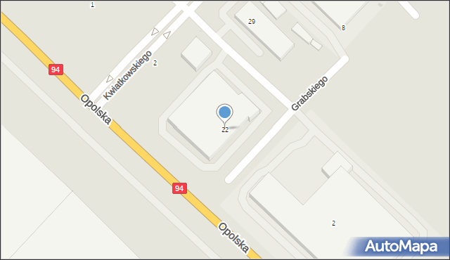 Siechnice, Grabskiego Władysława, 22, mapa Siechnice