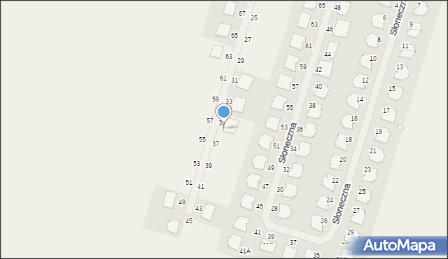 Siekierki Wielkie, Grabowa, 35A, mapa Siekierki Wielkie