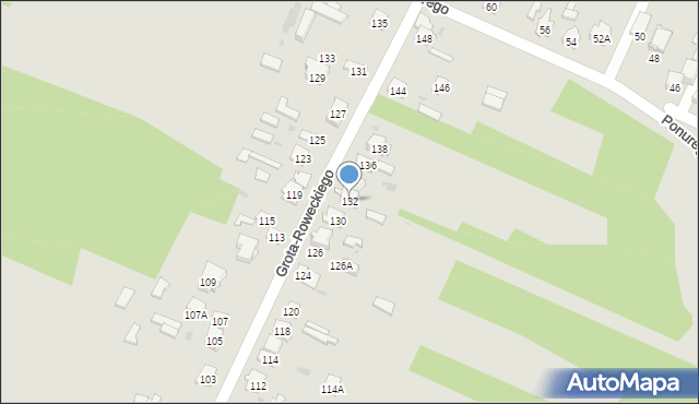 Skarżysko-Kamienna, Grota-Roweckiego Stefana, gen., 132, mapa Skarżysko-Kamienna