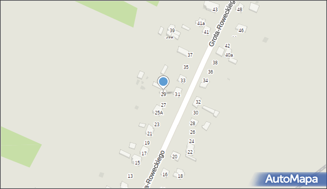 Skarżysko-Kamienna, Grota-Roweckiego Stefana, gen., 29, mapa Skarżysko-Kamienna