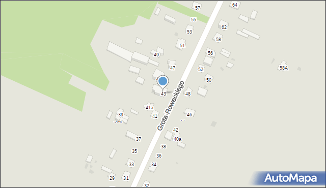 Skarżysko-Kamienna, Grota-Roweckiego Stefana, gen., 43, mapa Skarżysko-Kamienna