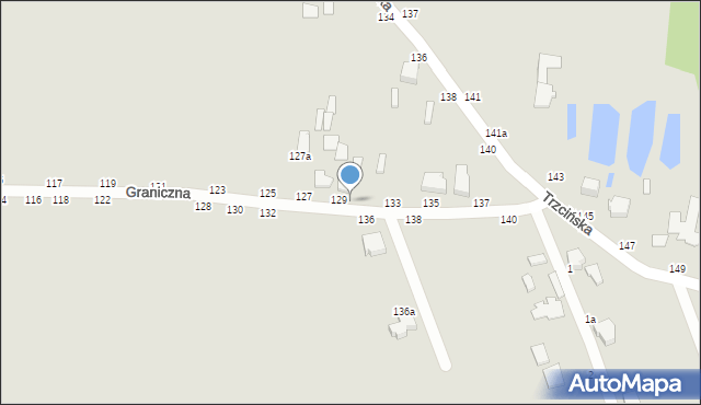 Skierniewice, Graniczna, 131, mapa Skierniewic