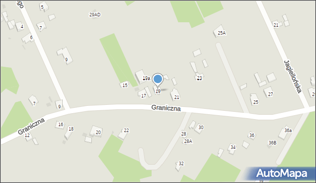 Sochaczew, Graniczna, 19, mapa Sochaczew