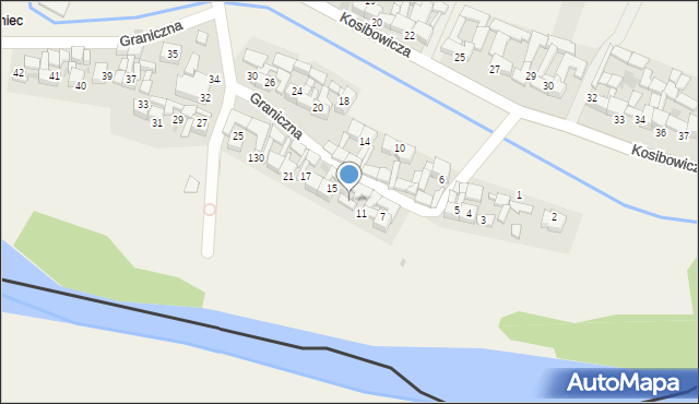 Sromowce Wyżne, Graniczna, 13, mapa Sromowce Wyżne