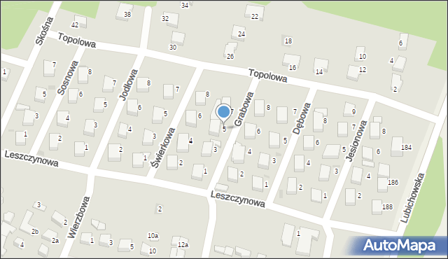 Starogard Gdański, Grabowa, 5, mapa Starogard Gdański