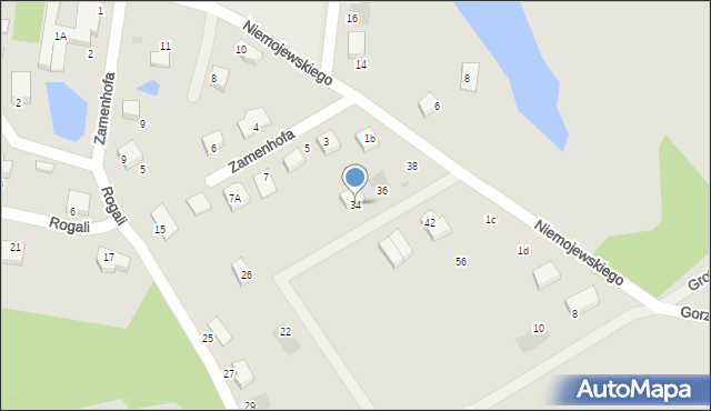 Starogard Gdański, Grota-Roweckiego Stefana, gen., 34, mapa Starogard Gdański