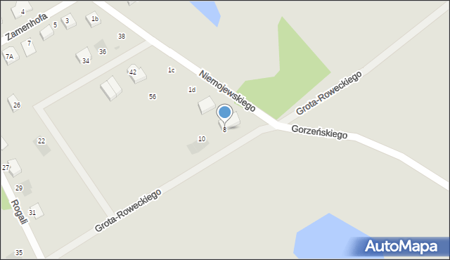 Starogard Gdański, Grota-Roweckiego Stefana, gen., 8, mapa Starogard Gdański