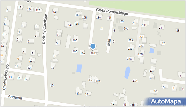 Starogard Gdański, Gryfa Pomorskiego, 18d, mapa Starogard Gdański