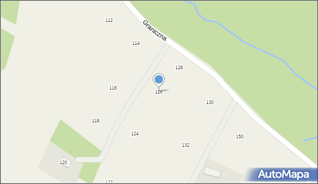 Staszkówka, Graniczna, 126, mapa Staszkówka