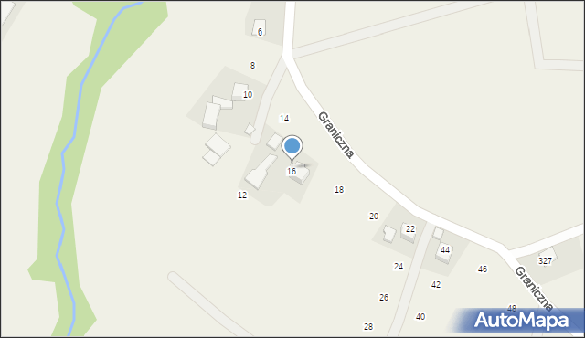 Staszkówka, Graniczna, 16, mapa Staszkówka