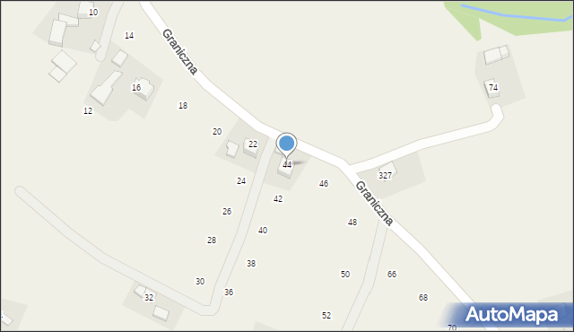 Staszkówka, Graniczna, 44, mapa Staszkówka