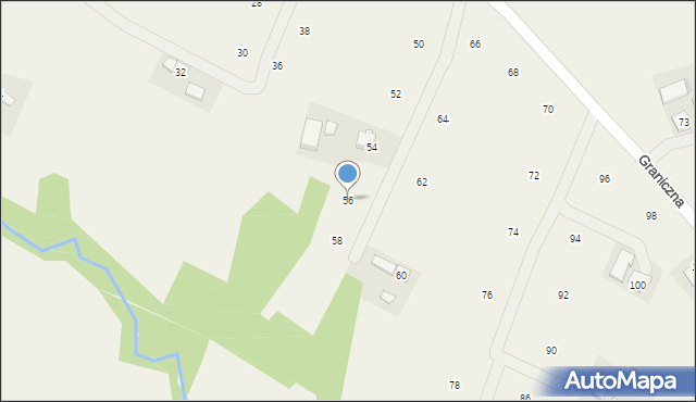 Staszkówka, Graniczna, 56, mapa Staszkówka