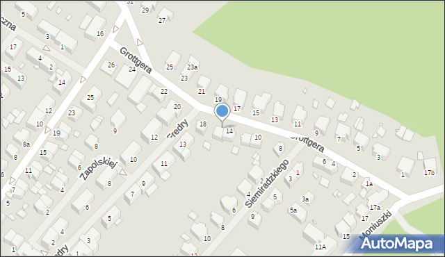 Świnoujście, Grottgera Artura, 16, mapa Świnoujście