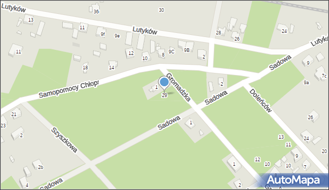 Szczecin, Gromadzka, 29, mapa Szczecina