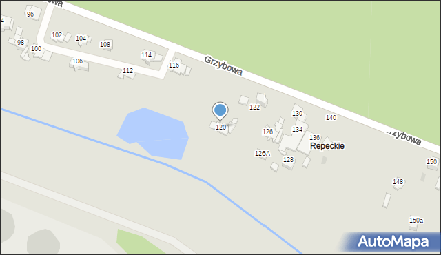 Tarnowskie Góry, Grzybowa, 120, mapa Tarnowskie Góry