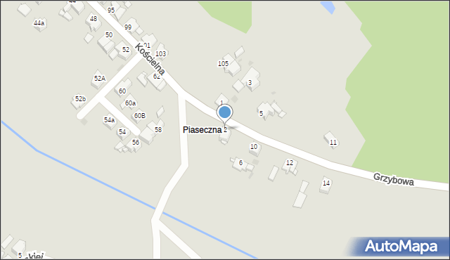 Tarnowskie Góry, Grzybowa, 2, mapa Tarnowskie Góry