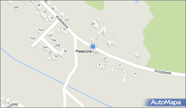 Tarnowskie Góry, Grzybowa, 2a, mapa Tarnowskie Góry