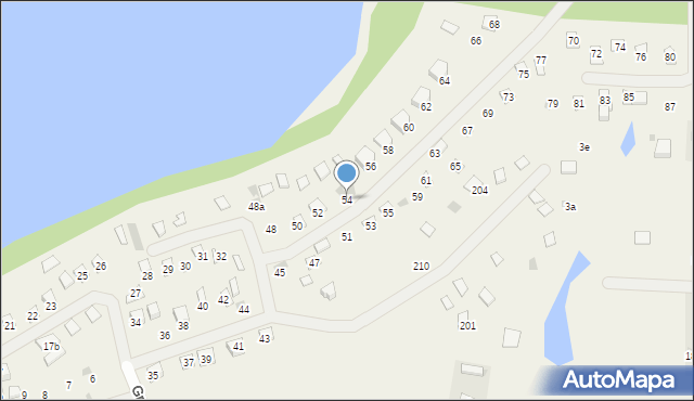 Tręby Stare, Grabce, 54, mapa Tręby Stare